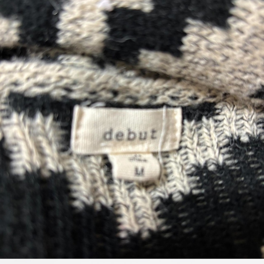 Aztec Patterned Long Open Cardigan - image 6